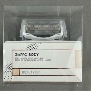 BeautyBio GloPRO BODY Microtip Attachment Head White NEW